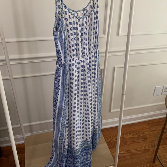 Blue and white Sun Dress - Picture 1 of 4